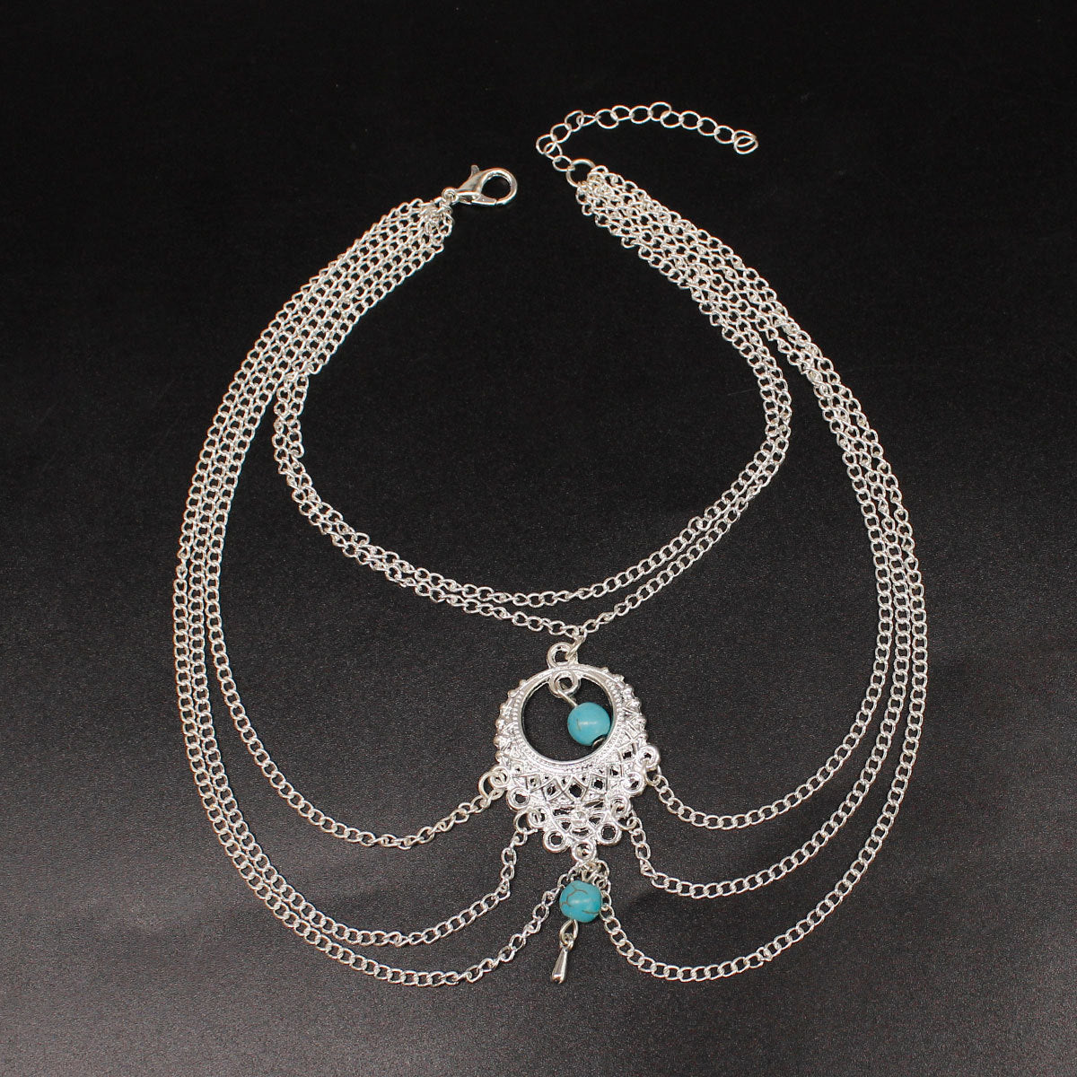 Silver Priestess Foot Chain