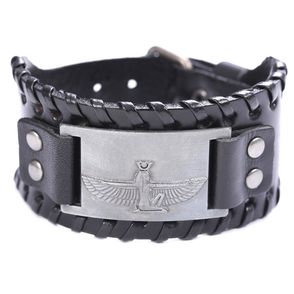 Tarot Queen Leather Bracelet Family Gift