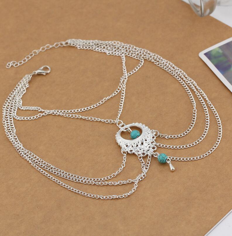 Silver Priestess Foot Chain