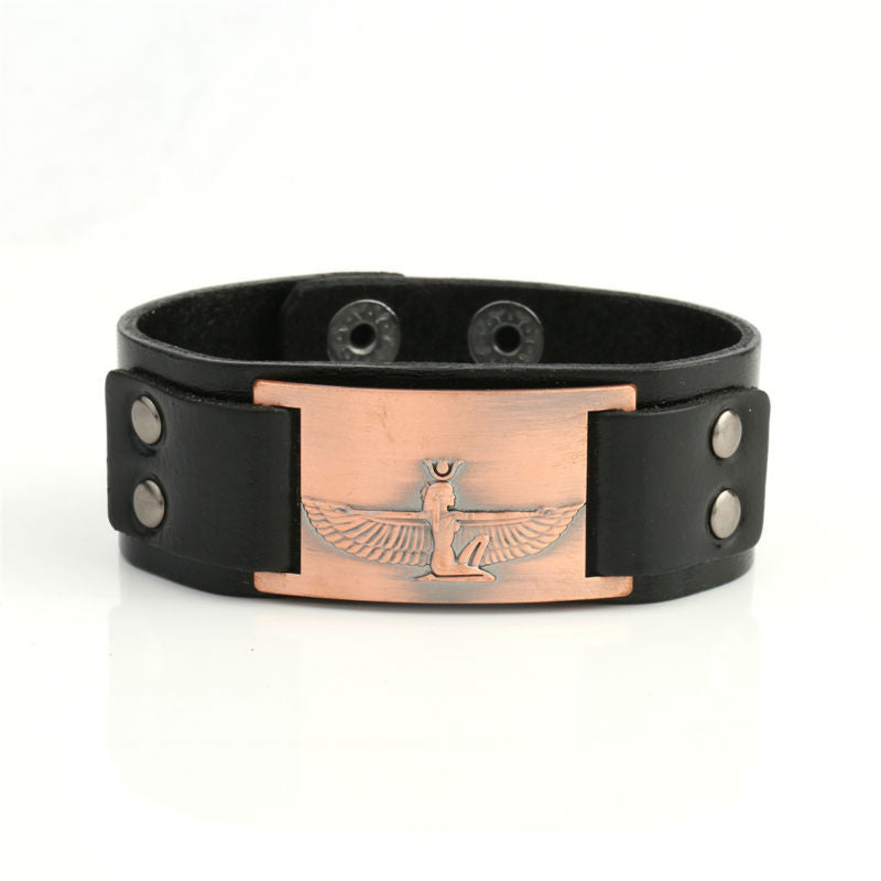 Tarot Queen Leather Bracelet Family Gift