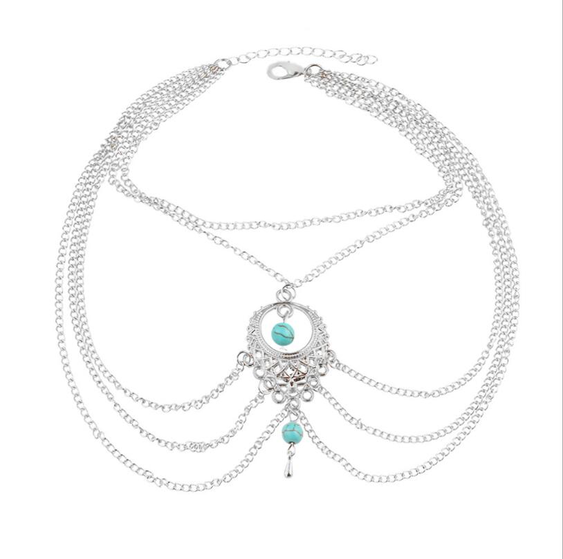 Silver Priestess Foot Chain