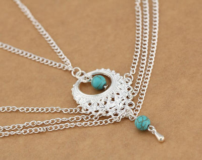 Silver Priestess Foot Chain