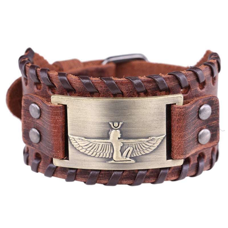 Tarot Queen Leather Bracelet Family Gift