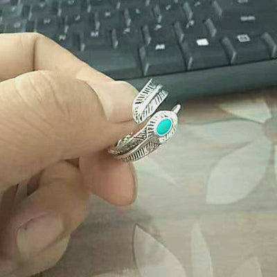 Unisex Leaf Ring