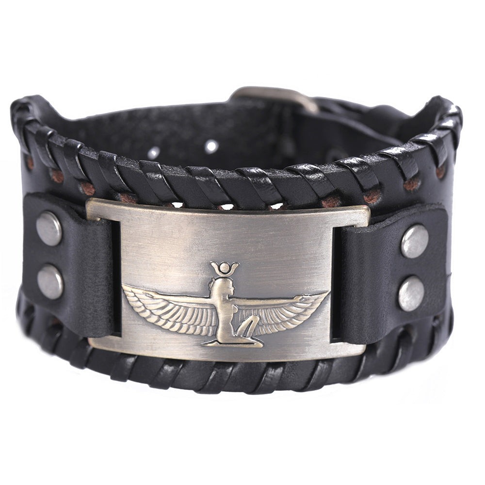 Tarot Queen Leather Bracelet Family Gift