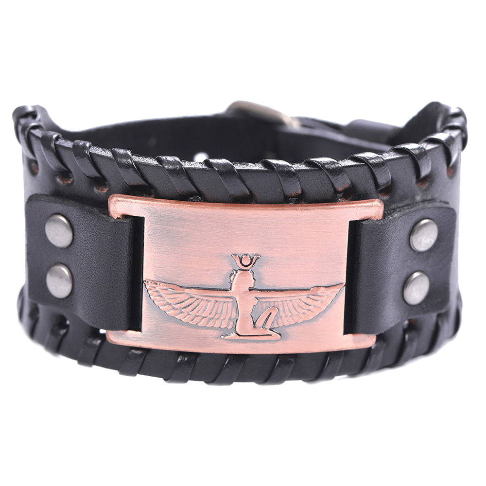 Tarot Queen Leather Bracelet Family Gift